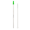 KP9712-MESOSPHERE STAINLESS STRAW WITH SILICONE TIP-Lime Green